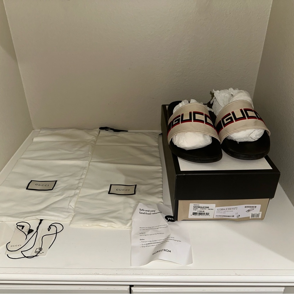 Gucci Slides Sz. 11 USED / Good Condition / Authentic